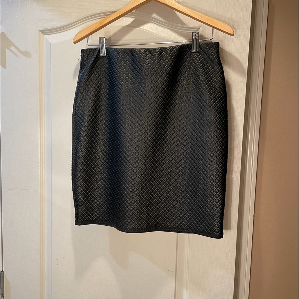 Max Studio Faux Leather Skirt